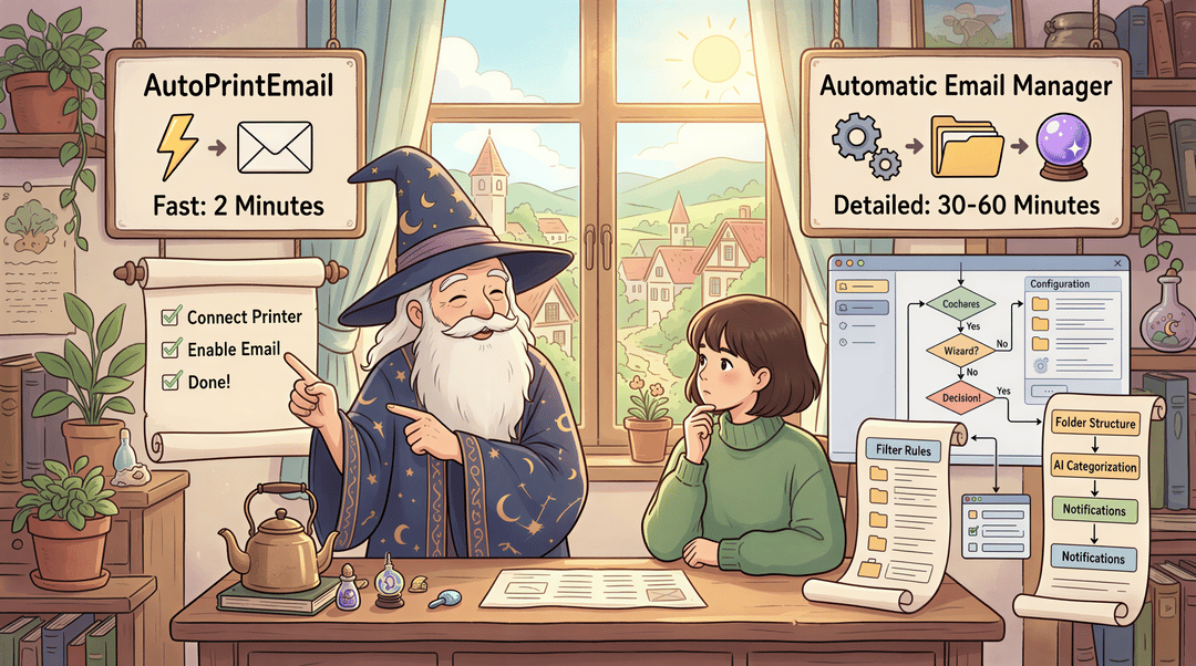 Setup usability visual