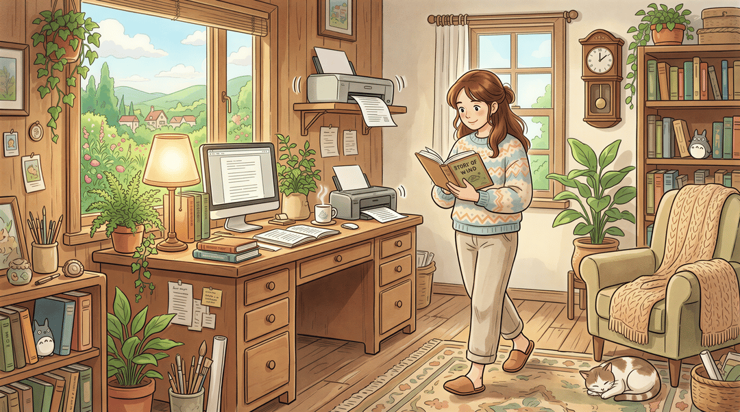 Step 4: Walk away while attachments print automatically