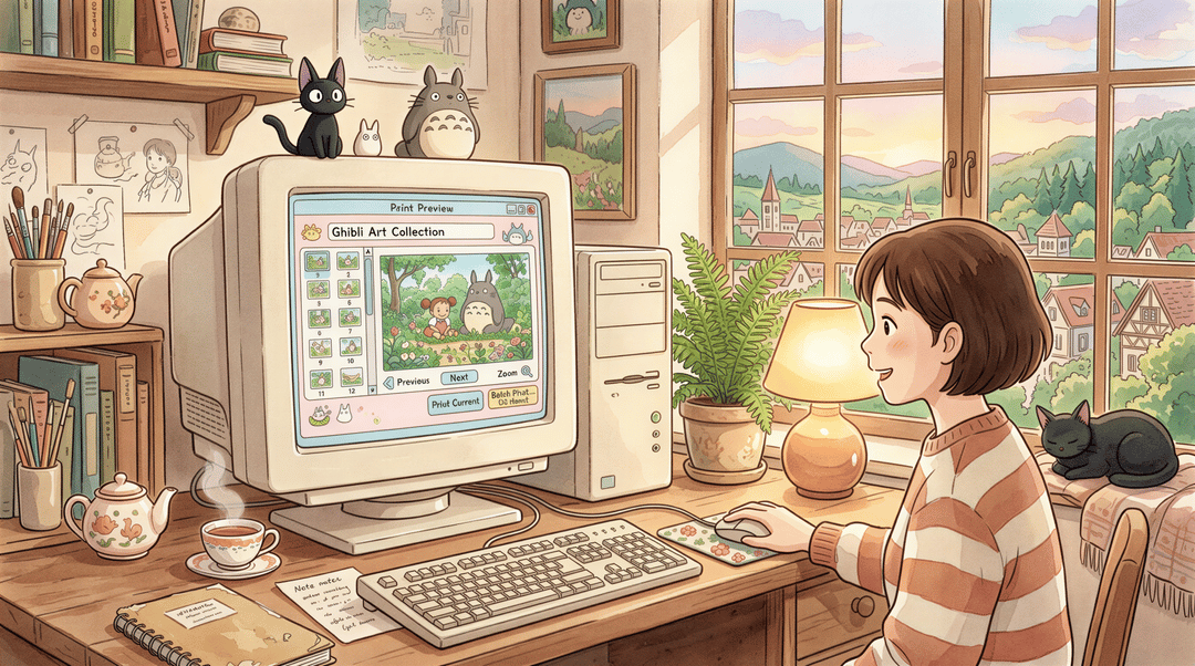 Classic Outlook desktop batch printing workflow