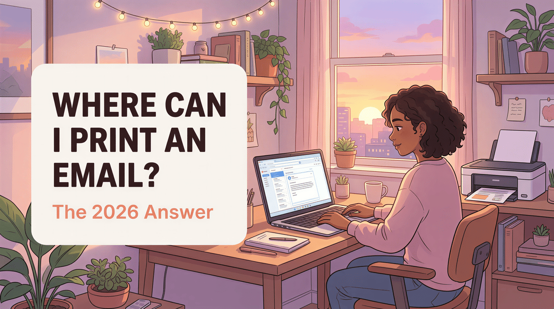 Guide to printing emails in 2026 with AutoPrintEmail and at-home printers