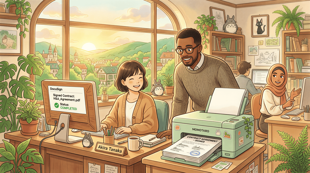 Auto-printing signed contracts from DocuSign