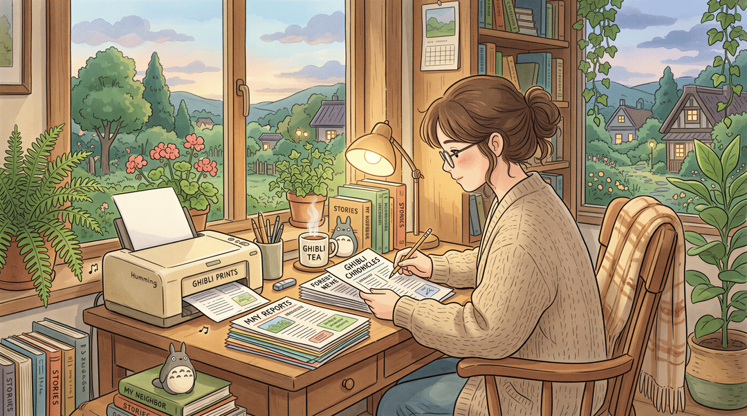 Auto-print newsletters and reports for offline reading